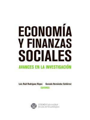 cover image of Economía y finanzas sociales